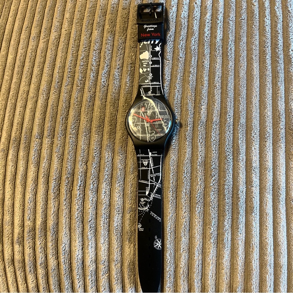 Swatch Special 2017 - SUOZ244 - Broadway -Greetings from NwOT York - NUOVO